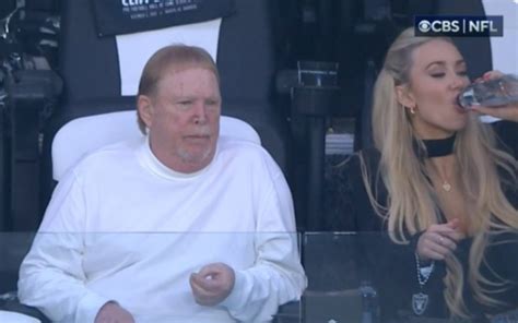 mark davis blonde|Blonde with Raiders' Mark Davis identified as Hayden Hopkins.